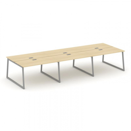 Style Project Рабочая станция 2-х сторон. SN-4T1.DRS-071 Акация Лорка/Металл Антрацит/Заглушка Пласт фото 26