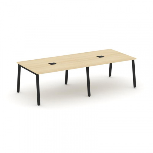 Style Project Стол переговорный SN-6A.SPRG-043 Тиквуд Светлый/Металл Антрацит 2760*1180*750 фото 13