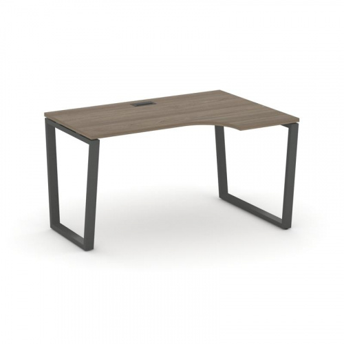 Style Project Стол рабочий эргоном. SN-6T2.SPA-021(R) Акация Лорка/Металл Антрацит/Заглушка Пластик фото 25