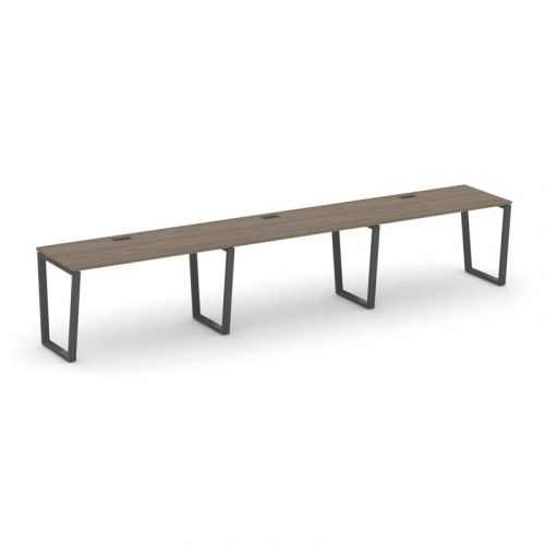 Style Project Рабочая станция 1 сторон. SN-6T2.ORS-034 Акация Лорка/Металл Антрацит/Заглушка Пластик фото 25