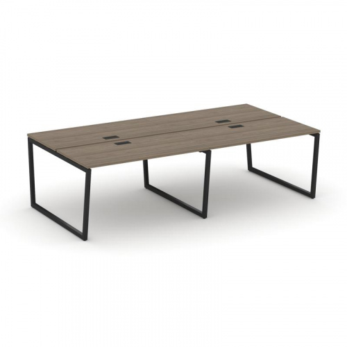 Style Project Рабочая станция 2-х сторон. SN-4T2.DRS-051 Акация Лорка/Металл Антрацит/Заглушка Пласт фото 7