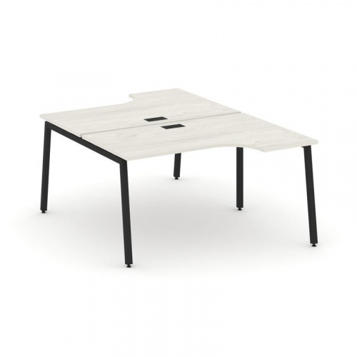 Style Project Рабочая станция эргоном. SN-4A.DRPA-011 Дуб Табак/Металл Белый 1380*1432/1992*750 фото 13