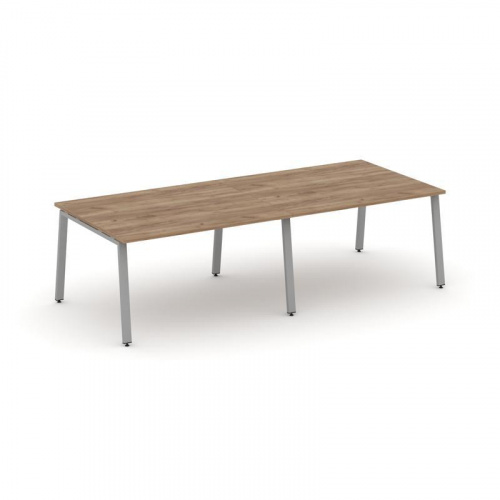 Style Project Стол переговорный SN-6A.SPRG-044.3 Дуб Наварра/Металл Белый 3160*1180*750 фото 7 Style Project Стол переговорный SN-6A.SPRG-044.3 Дуб Наварра/Металл Белый 3160*1180*750 фото 7