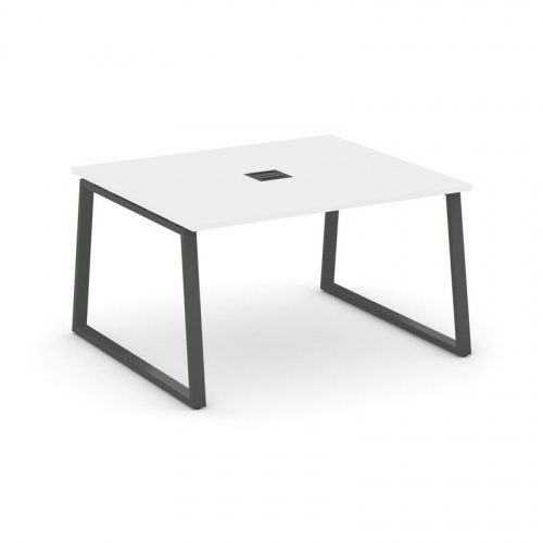 Style Project Стол переговорный SN-6T1.SPRG-032 Акация Лорка/Металл Антрацит/Заглушка Металл Антраци фото 26