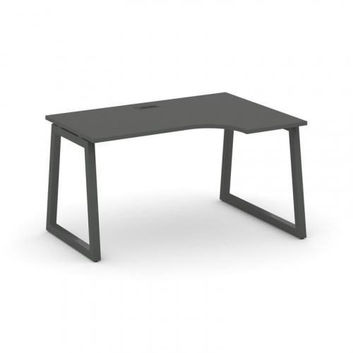 Style Project Стол рабочий эргоном. SN-5T1.SPA-022(R) Акация Лорка/Металл Антрацит/Заглушка Пластик фото 27