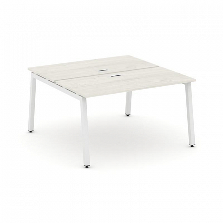 Style Project Рабочая станция 2-х сторон. SN-5A.DRS-024 Дуб Наварра/Металл Белый 1580*1632*750