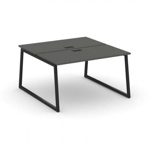 Style Project Рабочая станция 2-х сторон. SN-4T1.DRS-014 Акация Лорка/Металл Антрацит/Заглушка Пласт фото 7