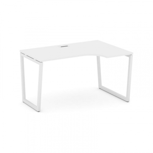 Style Project Стол рабочий эргоном. SN-4T2.SPA-021(R) Акация Лорка/Металл Антрацит/Заглушка Пластик фото 16