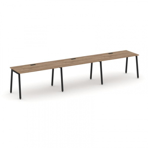 Style Project Рабочая станция 1 сторон. SN-4A.ORS-044 Дуб Наварра/Металл Антрацит 4740*700*750 фото 4