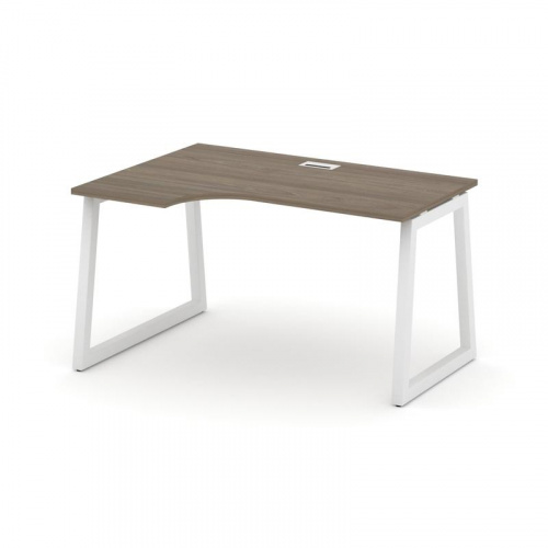 Style Project Стол рабочий эргоном. SN-5T1.SPA-022(L) Акация Лорка/Металл Антрацит/Заглушка Пластик фото 15