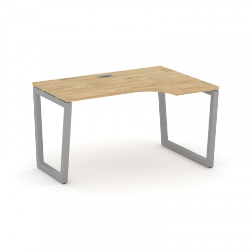 Style Project Стол рабочий эргоном. SN-5T2.SPA-001(R) Акация Лорка/Металл Антрацит/Заглушка Пластик фото 2