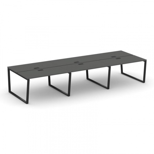 Style Project Рабочая станция 2-х сторон. SN-6T2.DRS-071 Акация Лорка/Металл Антрацит/Заглушка Пласт фото 9