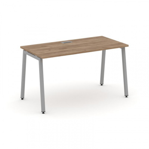 Style Project Стол письменный SN-4A.SP-012 Дуб Наварра/Металл Белый 1180*700*750 фото 14