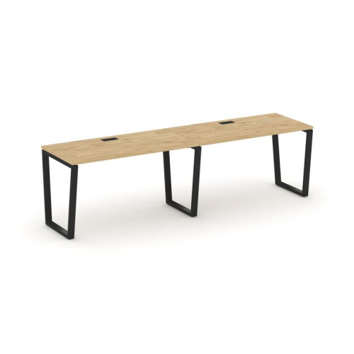 Style Project Рабочая станция 1 сторон. SN-6T2.ORS-022 Акация Лорка/Металл Антрацит/Заглушка Пластик