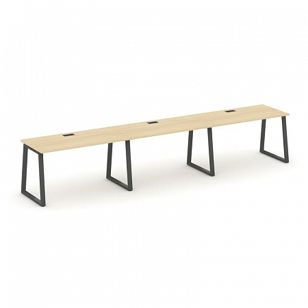 Style Project Рабочая станция 1 сторон. SN-6T1.ORS-031 Акация Лорка/Металл Антрацит/Заглушка Пластик