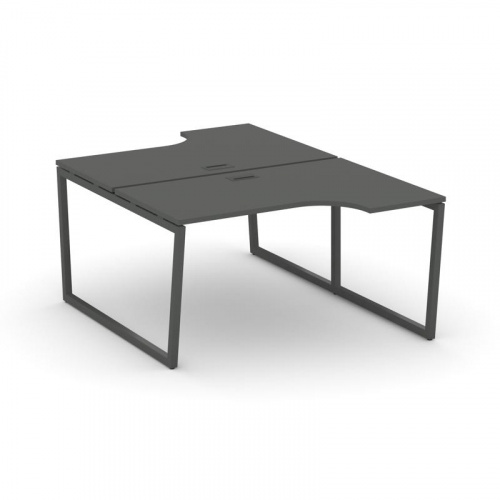 Style Project Рабочая станция эргоном. SN-4T2.DRPA-002 Акация Лорка/Металл Антрацит/Заглушка Пластик фото 27