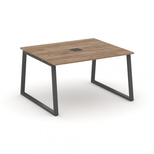 Style Project Стол переговорный SN-6T1.SPRG-032 Акация Лорка/Металл Антрацит/Заглушка Металл Антраци фото 23