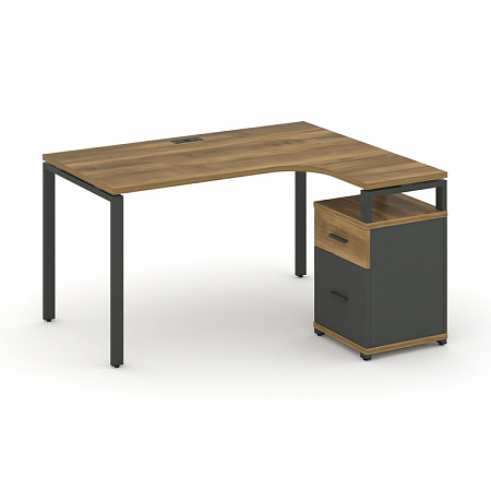 Стол эргономичный с опорной тумбой Concept CN.SA-308(R)