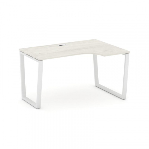 Style Project Стол рабочий эргоном. SN-6T2.SPA-021(R) Акация Лорка/Металл Антрацит/Заглушка Пластик фото 13