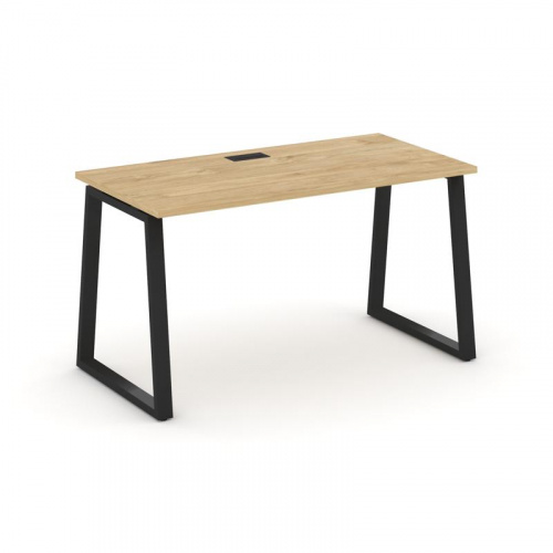 Style Project Стол письменный SN-6T1.SP-005 Акация Лорка/Металл Антрацит/Заглушка Пластик Черный 178