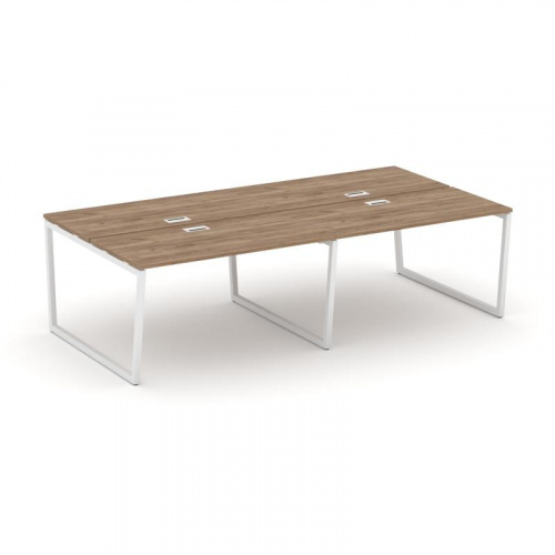 Style Project Рабочая станция 2-х сторон. SN-4T2.DRS-051 Акация Лорка/Металл Антрацит/Заглушка Пласт фото 10