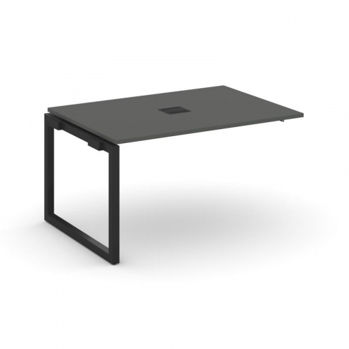 Style Project Проходной наб. элем. перег. стола SN-5O.NSPRG-001 Дуб Наварра/Металл Белый 980*980*750