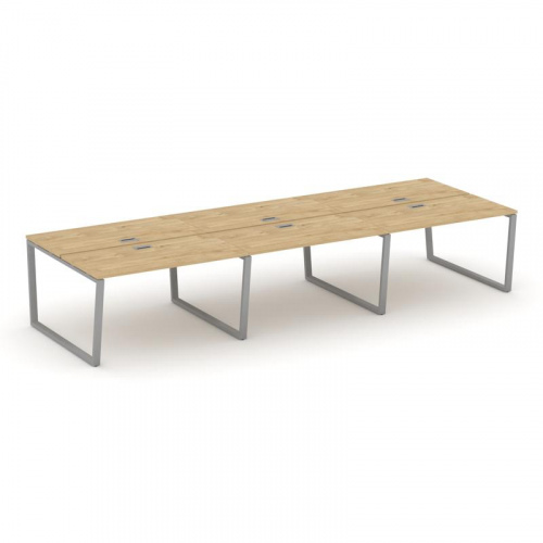 Style Project Рабочая станция 2-х сторон. SN-6T2.DRS-071 Акация Лорка/Металл Антрацит/Заглушка Пласт фото 2