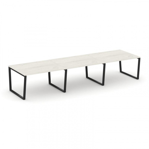 Style Project Стол переговорный SN-6T2.SPRG-052.3 Акация Лорка/Металл Антрацит 3540*1180*750 фото 9