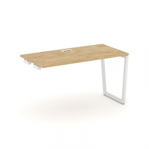 Style Project Стол-приставка к опор. элем. SN-4T2.OPRS-022 Акация Лорка/Металл Антрацит/Заглушка Пла фото 3