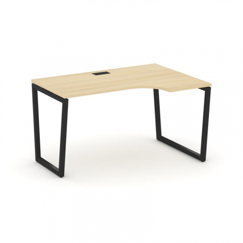 Style Project Стол рабочий эргоном. SN-4T2.SPA-021(R) Акация Лорка/Металл Антрацит/Заглушка Пластик фото 19