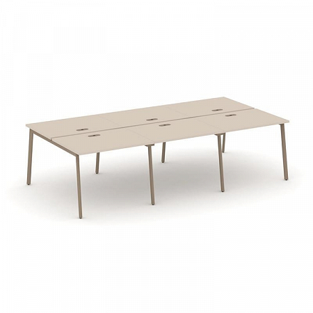 Бенч-система на 6 мест Estetica ES.D.RS-6.1-LP