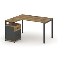 Стол эргономичный с опорной тумбой Concept CN.SA-306(L)