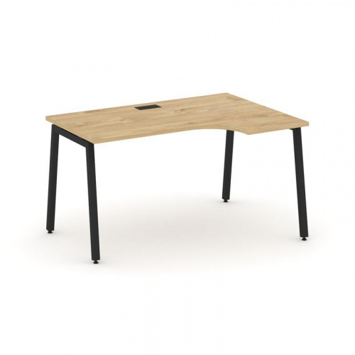 Style Project Стол рабочий эргоном. SN-4A.SPA-012(R) Дуб Табак/Металл Антрацит 1580*700/980*750 фото 8 Style Project Стол рабочий эргоном. SN-4A.SPA-012(R) Дуб Табак/Металл Антрацит 1580*700/980*750 фото 8