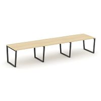 Style Project Стол переговорный SN-6T2.SPRG-024.3 Акация Лорка/Металл Антрацит 4740*980*750