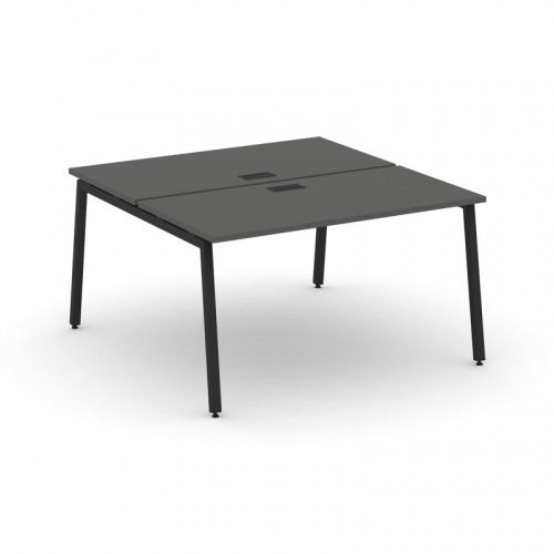 Style Project Рабочая станция 2-х сторон. SN-4A.DRS-012 Антрацит/Металл Антрацит 1180*1432*750 фото 13