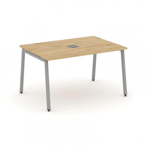 Style Project Стол переговорный SN-4A.SPRG-004 Тиквуд Светлый/Металл Белый 1580*980*750 фото 11