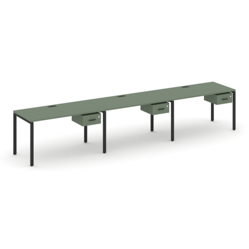 Бенч-система на 3 места с подвесными тумбами Concept CN.ORS-132