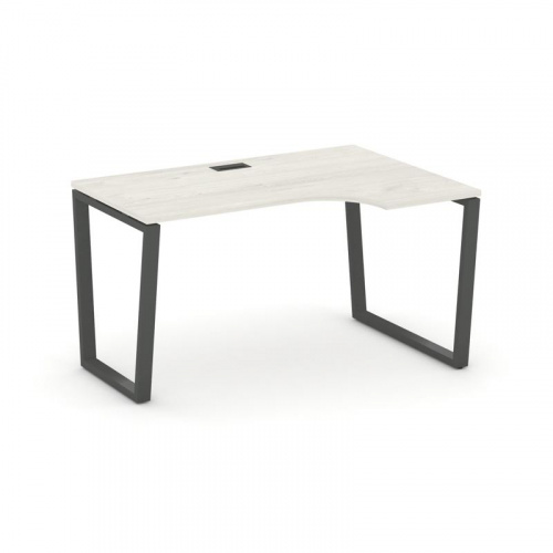 Style Project Стол рабочий эргоном. SN-6T2.SPA-021(R) Акация Лорка/Металл Антрацит/Заглушка Пластик фото 24