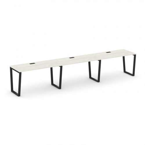 Style Project Рабочая станция 1 сторон. SN-6T2.ORS-034 Акация Лорка/Металл Антрацит/Заглушка Пластик фото 7