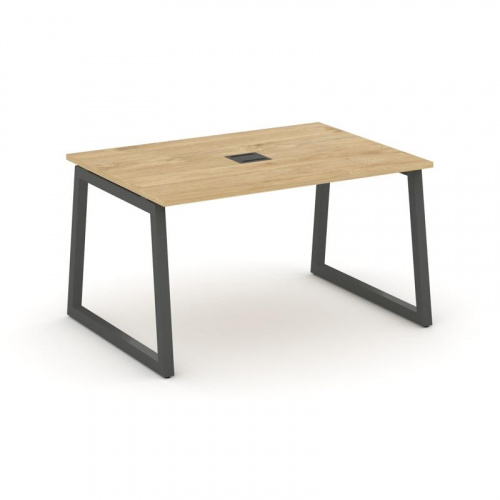 Style Project Стол переговорный SN-5T1.SPRG-001 Акация Лорка/Металл Антрацит/Заглушка Металл Антраци фото 9