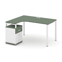 Стол эргономичный с опорной тумбой Concept CN.SA-307(L)