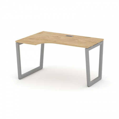 Style Project Стол рабочий эргоном. SN-5T2.SPA-021(L) Акация Лорка/Металл Антрацит/Заглушка Пластик фото 2