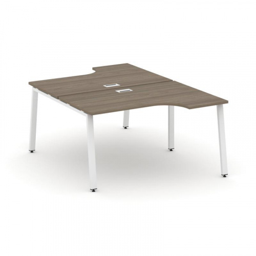 Style Project Рабочая станция эргоном. SN-6A.DRPA-002 Тиквуд Светлый/Металл Антрацит 1580*1232/1992* фото 23