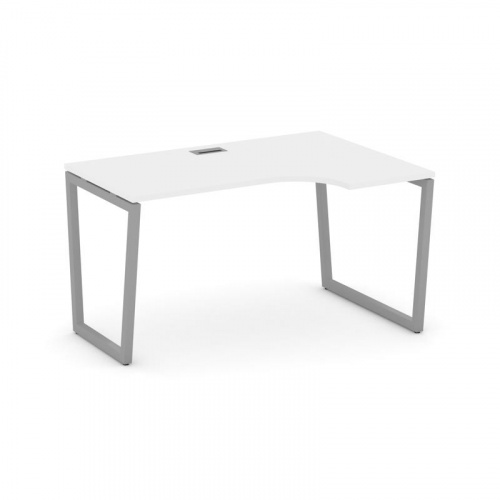 Style Project Стол рабочий эргоном. SN-4T2.SPA-021(R) Акация Лорка/Металл Антрацит/Заглушка Пластик фото 15