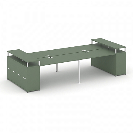 Бенч-система с опорными распашными шкафами Concept CN.DRS-267