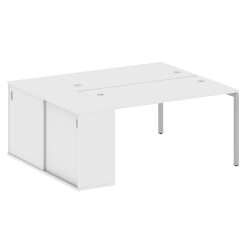 Бенч-система с шкафом-купе на П-обр. м/к Metal System Quattro 40БП.РС-СШК-1.3 фото 4 Бенч-система с шкафом-купе на П-обр. м/к Metal System Quattro 40БП.РС-СШК-1.3 фото 4