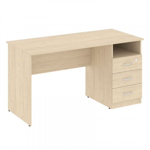 Nova S Стол письменный с тумбой правый В.СПТ-3 (R) Бук Артизан 1400*650*750 фото 2 Nova S Стол письменный с тумбой правый В.СПТ-3 (R) Бук Артизан 1400*650*750 фото 2