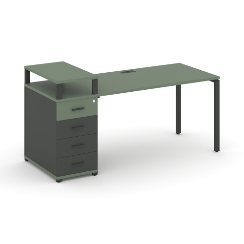 Стол офисный с опорной тумбой Concept CN.SP-410 фото 2