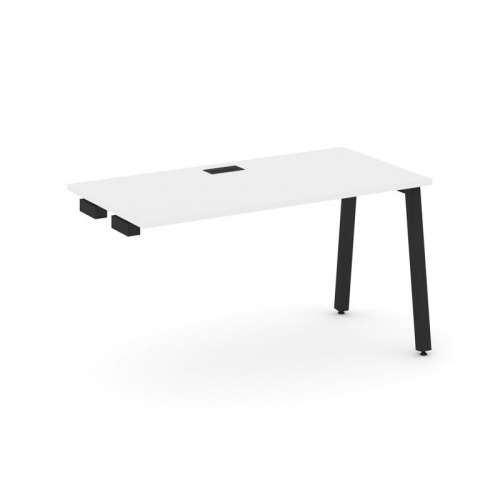 Style Project Стол-приставка к опор. элем. SN-5A.OPRS-013 Дуб Табак/Металл Белый 1380*700*750 фото 9