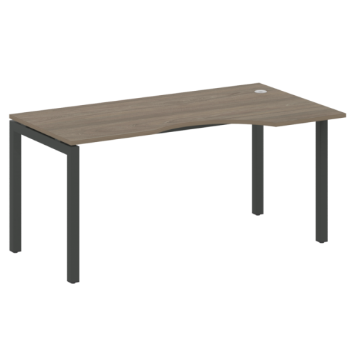 Стол криволинейный правый на П-обр. м/к Metal System Quattro 50БП.СА-1 (R)